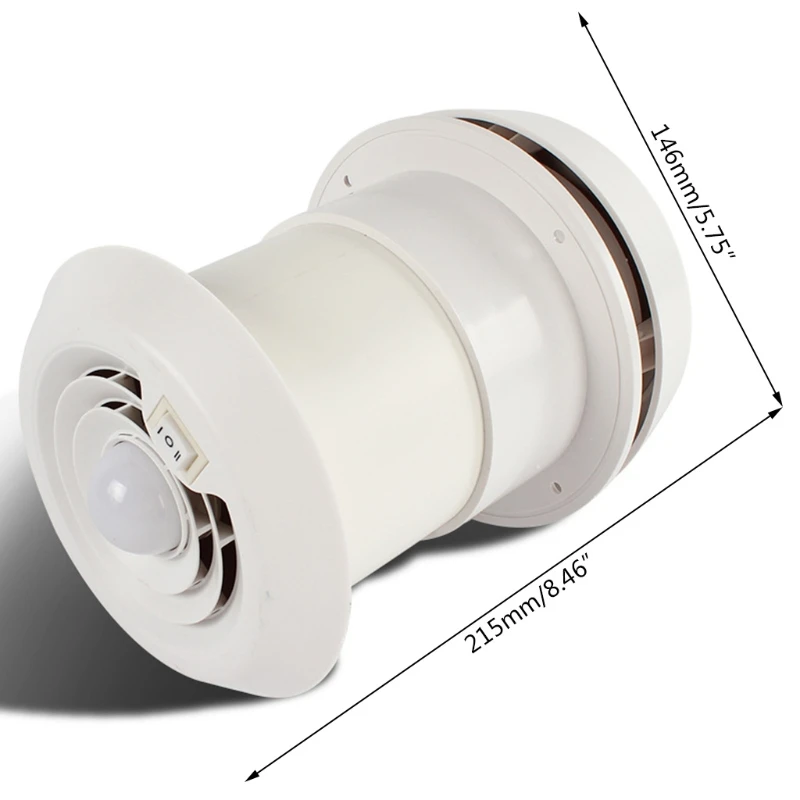 

Caravan Accessories RV Fan Roof Air Vent Grille Whit Fan Travel Trailer Air Vent Camper Motor home