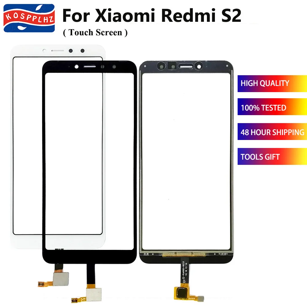 Оригинальная черно белая сенсорная панель для Xiaomi Redmi S2 5 99 дюйма внешнее стекло
