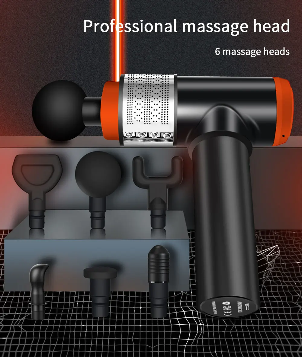 

High frequency Massage gun muscle relax body relaxation Electric Massager With portable bag for fitness