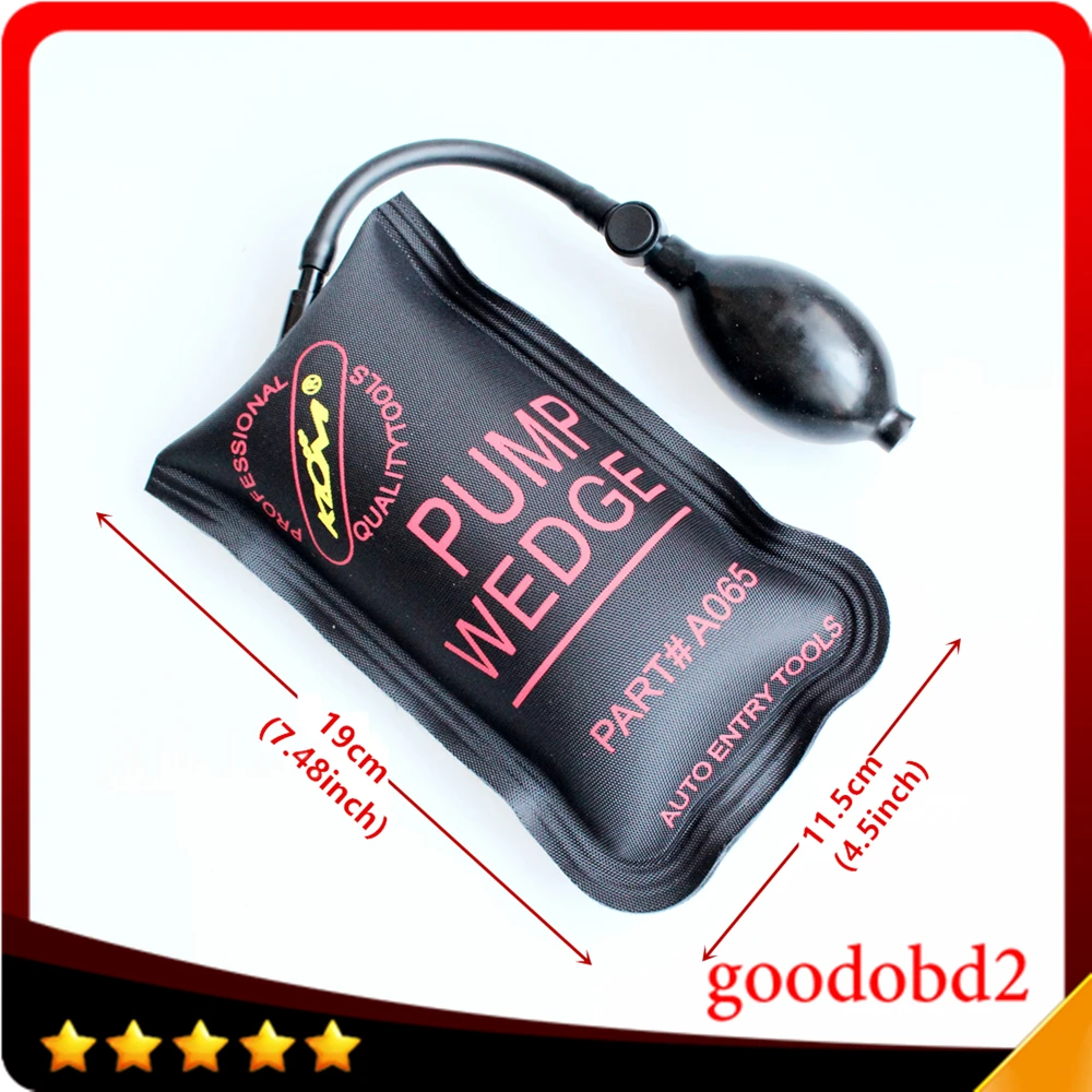 Клин воздушный KLOM с насосом, инструмент слесарный для открывания автомобильной двери, малый размер 19*12 см Клин воздушный KLOM с насосом, инструмент слесарный для открывания автомобильной двери, малый размер 19*12 см