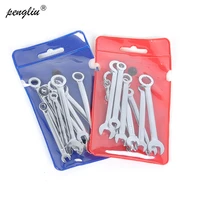 10pcs metricinch mini wrench 4 11mm mirror throw open end set repair car tools combination wrench multitool plum wrench