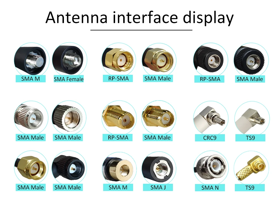 5 шт. wifi антенна antena 2,4g усилитель сигнала сотовой сети автомобиля para модем sma hf телефон longo alcance сигнал маршрутизатор Lte gsm Wi-Fi carro