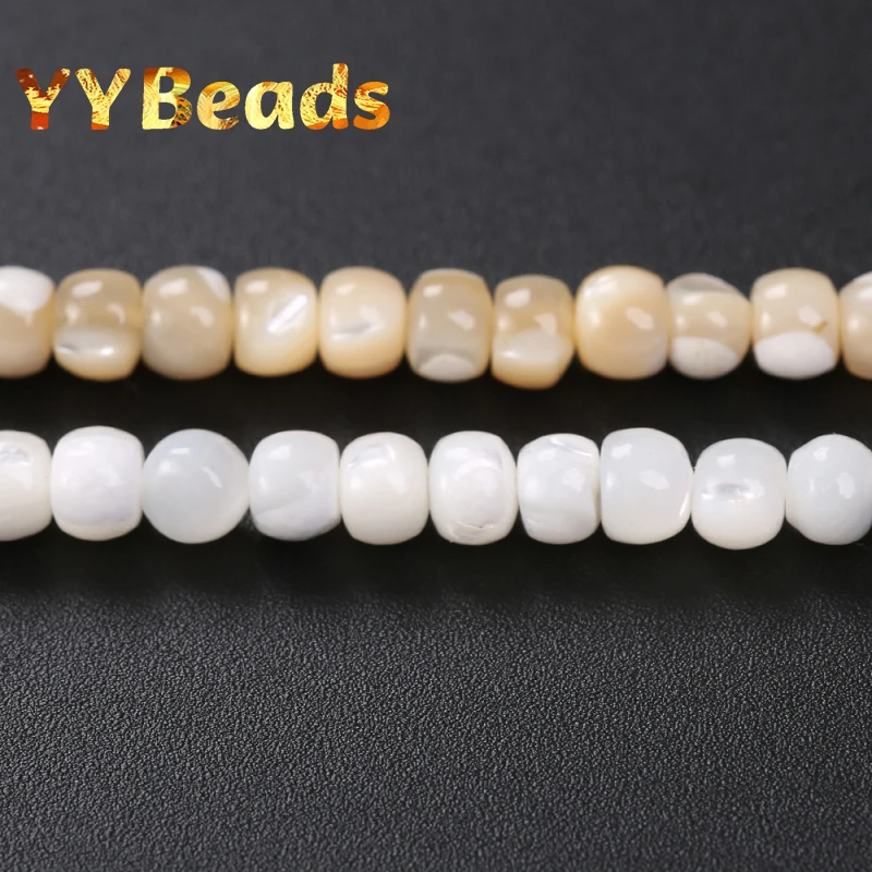 

Natural Irregular Mother Of Pearl Apple-shape Shell Beads Loose Spacer Charm Beads For Jewelry Making Bracelet Necklace 2 Colors