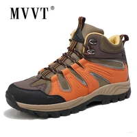 waterproof men hiking shoes non slip rubber sneakers hiking boots men outdoor sport shoes large size 39 46