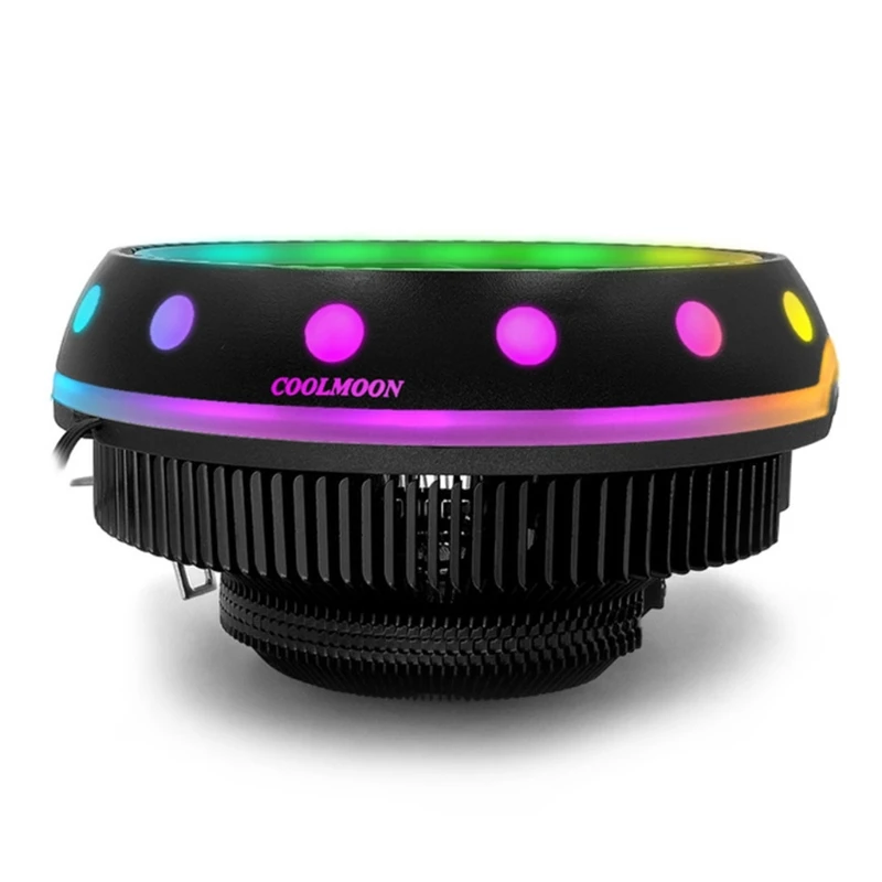 Светодиодный бесшумный вентилятор кулеры для процессора радиаторы высокая