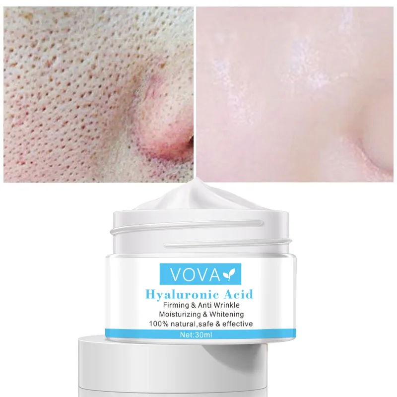 

Pore Shrinking Cream Hyaluronic Acid Pores Treatment Relieve Dryness Oil-Control Firming Moisturizing Repairing Smooth Skin Care