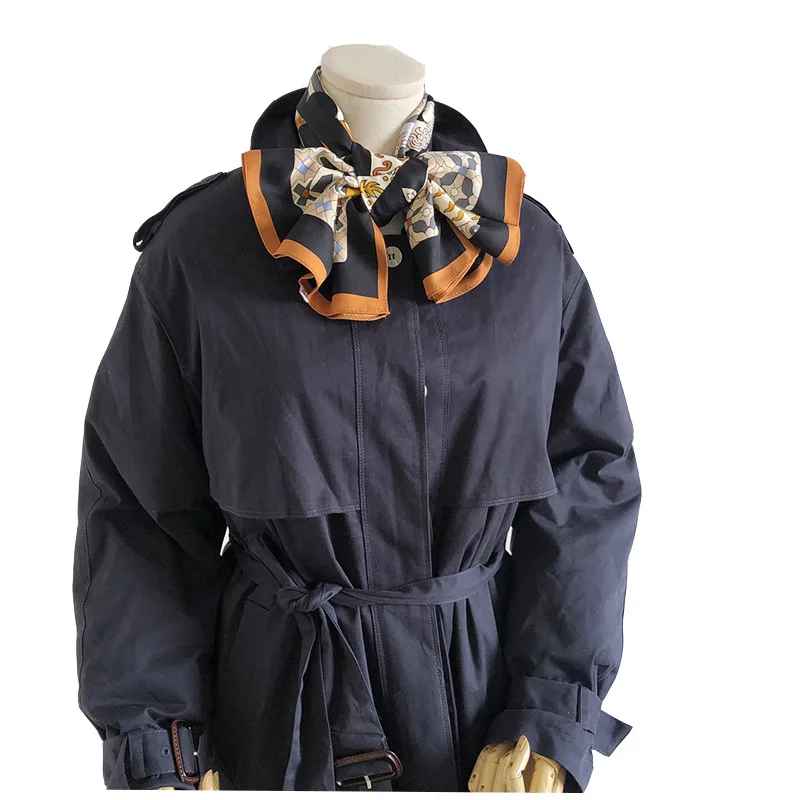 

New 2020 Women Print Hijab Winter Twill Silk Scarves Brand Poncho Summer Autumn Bandana Hijab Foulard Pashmina Femme Shawl