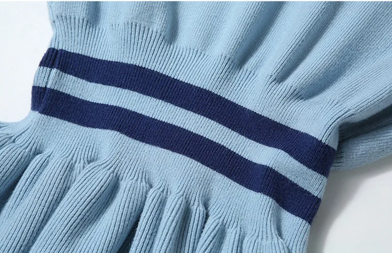 

2020 autumn winter women's new style v-neck sweater tops + hip skirt fashion knitted sweater suit