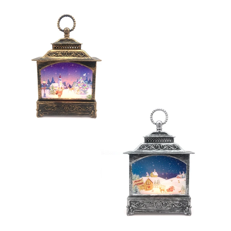 

Рождесветодиодный ская светодиодная имитация пламени ветра, фонарик, светящиеся украшения, подвесной ночсветильник, украшение для дома