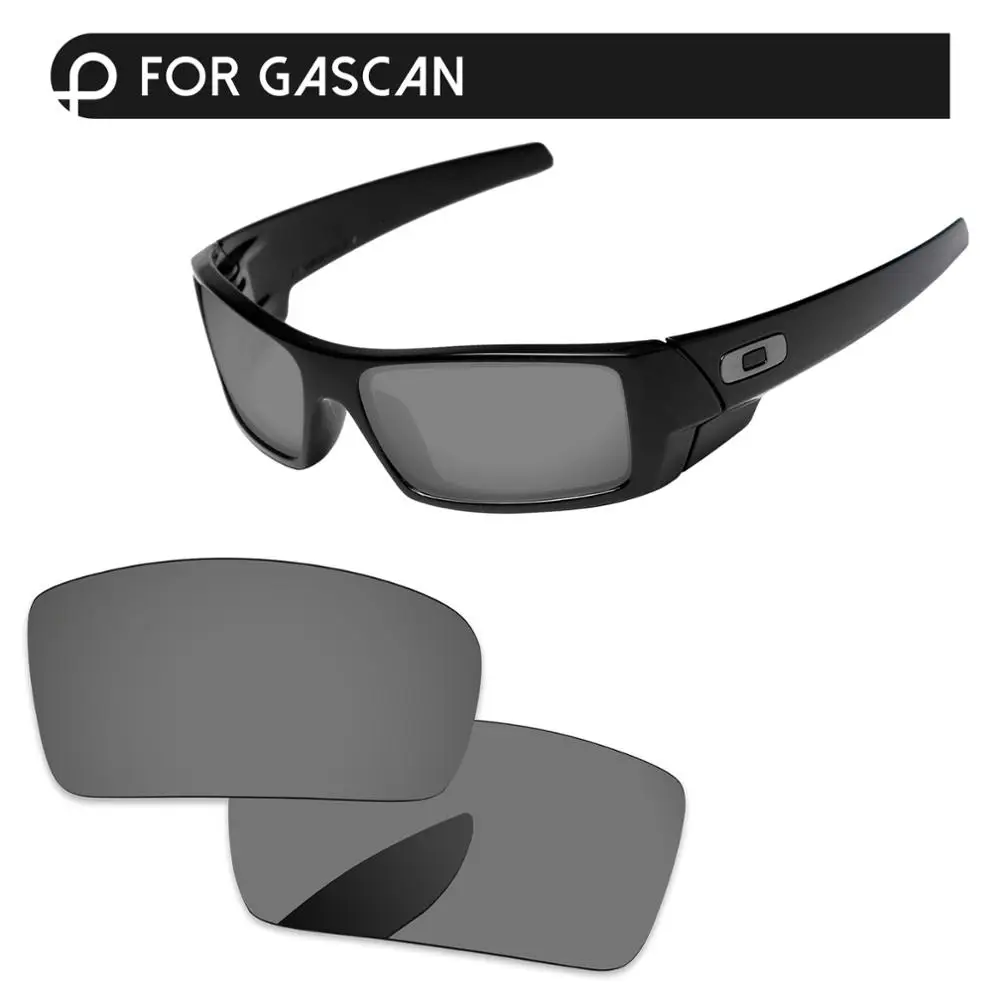 Черные хромированные зеркальные поляризационные линзы Papaviva Сменные для