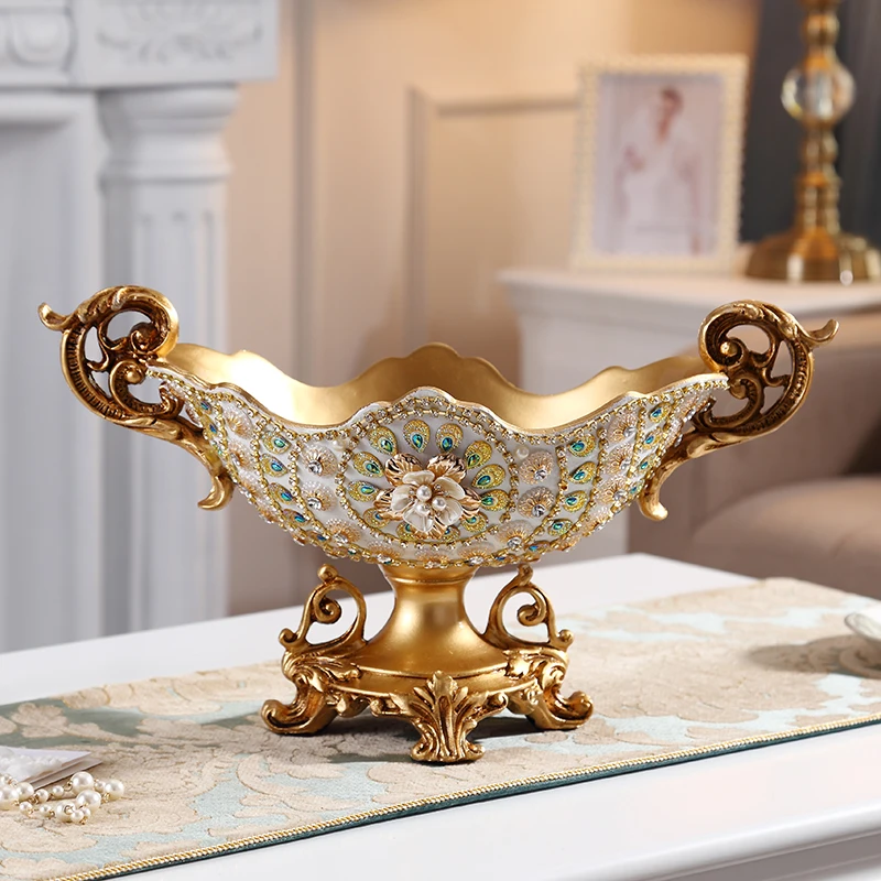 

European vase decoration living room flower arrangement flower retro creative home luxury TV cabinet table decoration