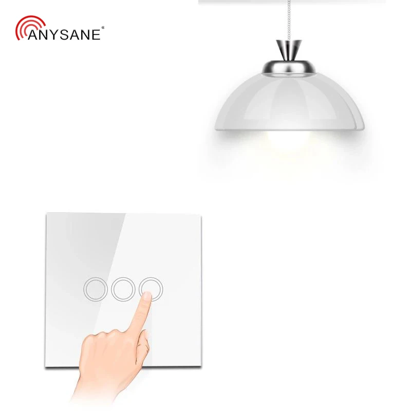 New Wireless remote control rf 433 Mhz wireless wall mount switch touch light outlet smart with emitter EU | Электроника