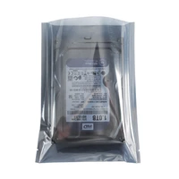 open top gray transparent electronic accessories shielding anti static package bags computer accessory packaging antistatic bag