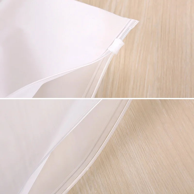 Матовый прозрачный пластиковый пакет для хранения 10 шт. дорожные мешки с