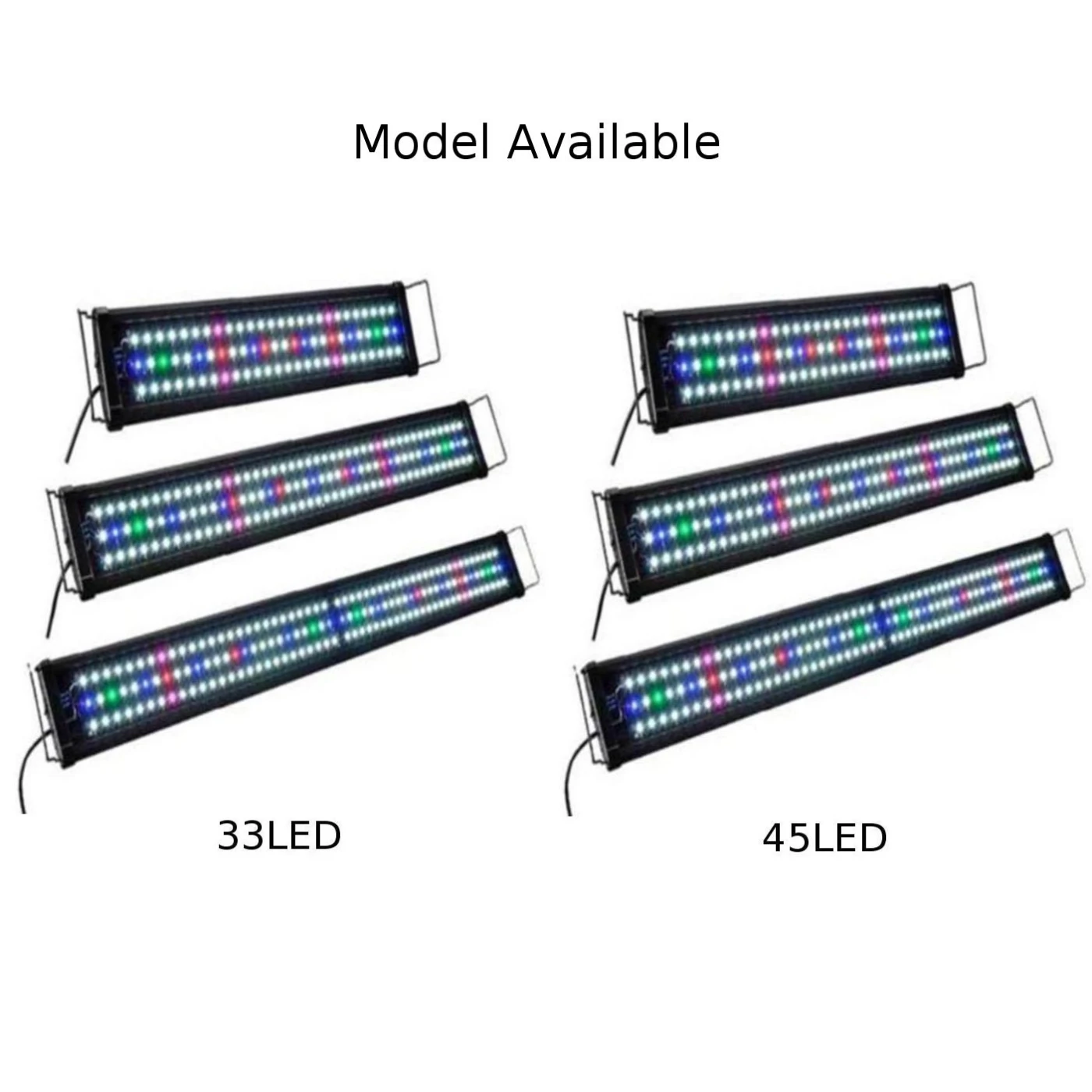 33/45 светодиодный светильник многоцветная Лампа аквариумный аквариум полный