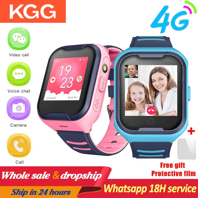 KG50 4G Детские Смарт часы GPS трекер детские Видео smartwatch SOS будильник камера телефон