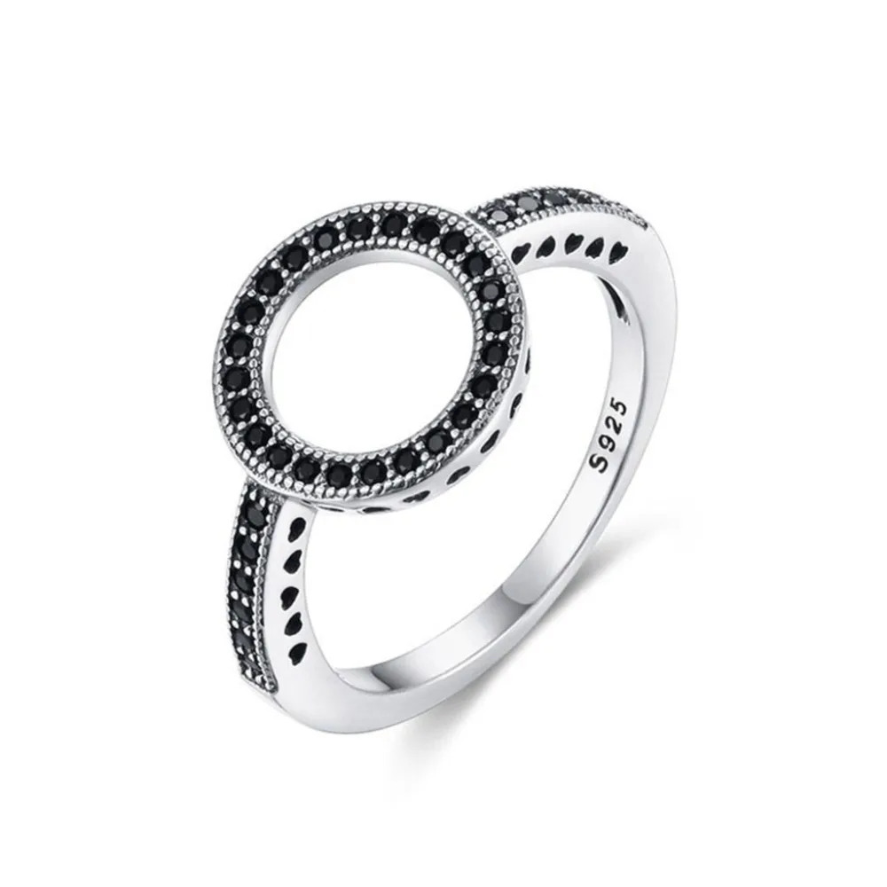 Женское кольцо с бантом Kaletine черное из стерлингового серебра 925 пробы бантиком