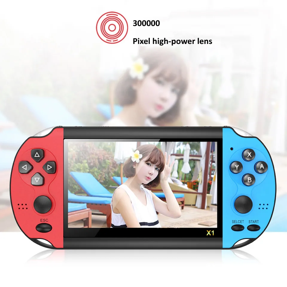 X12 5 1-дюймовые портативные ретро-игровые видеопроигрыватели игровые консоли с