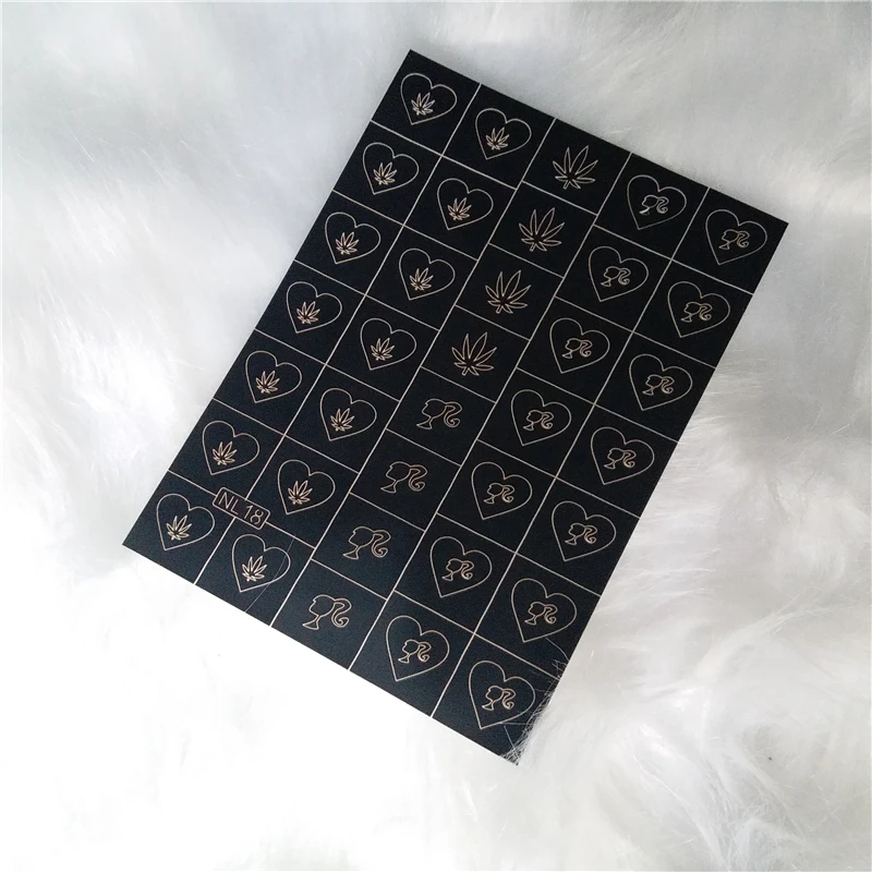 

1pcs 20 Style Sticker Nail Art Airbrush Stencils for Fun Prints Sticker Decals Airbrush Nails Trendy Salon Manicure Supply