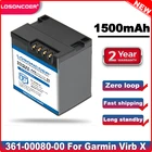 Аккумулятор LOSONCOER 1500 мА  ч, 361-00080-00, 010-12256-01, для экшн-камеры Garmin Virb X Compact