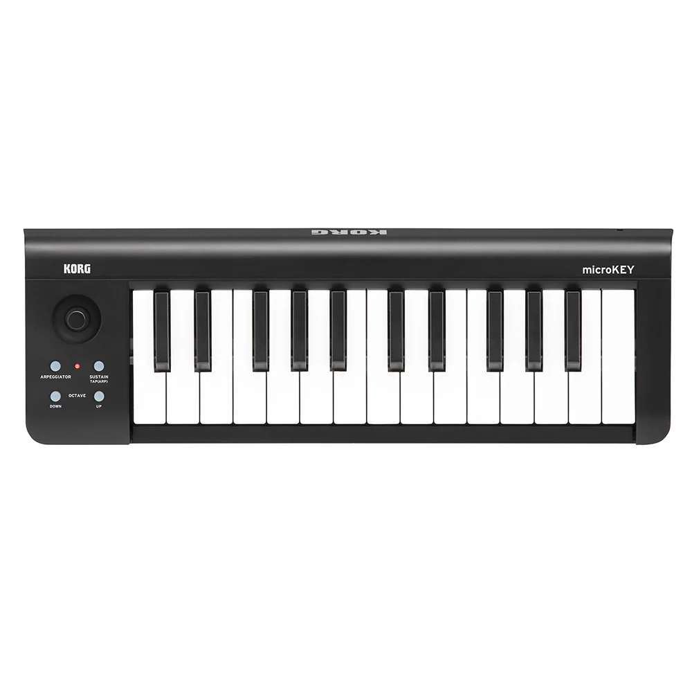Компактный USB MIDI контроллер с клавиатурой 25 клавиш питание от совместим iPhone iPad Mac