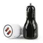 Автомобильное зарядное устройство Quick Charge 3,0, универсальное автомобильное зарядное устройство с двумя Usb-портами, адаптер для быстрой зарядки 6A для мобильных планшетов TXTB1