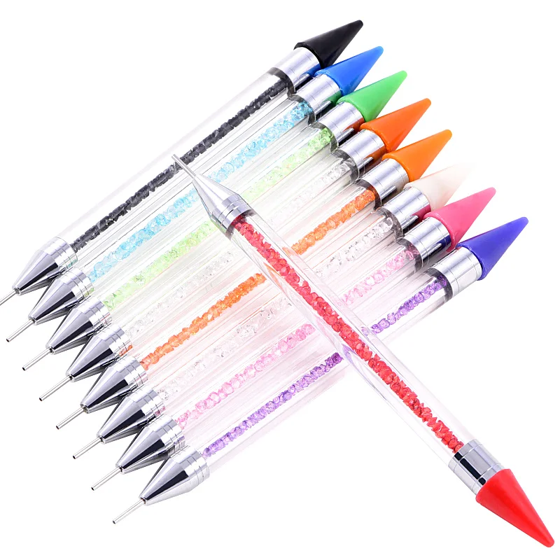 

Diamond Painting Accessories Crystal Pen Picking Up Rhinestones Gems Sticky Wax Pencil Diy Tools for Nail Art Cloth Decoration