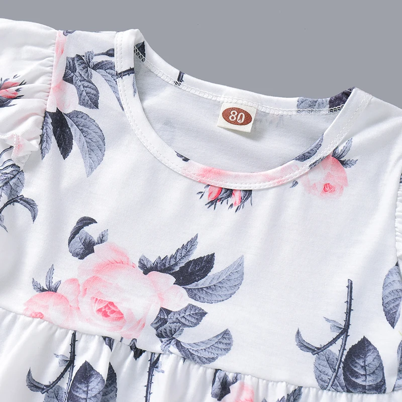 Летняя юбка пачка одежда Комплекты из 2 предметов комплекты детской одежды для