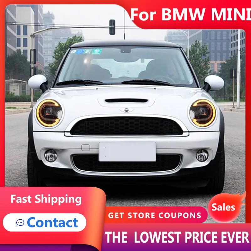 Мини-головной светильник HANA для BMW в сборе 2007-2013 MINI R55/R56 модифицированный