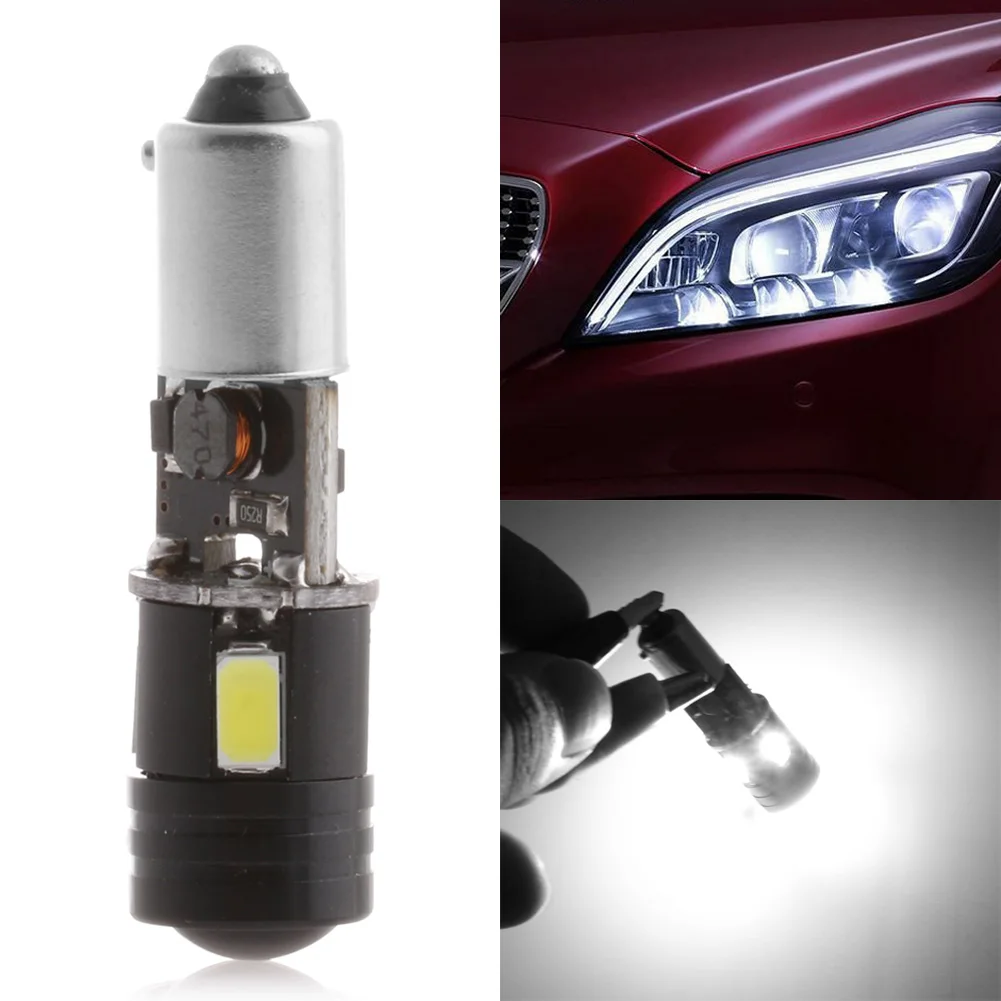 

1x12 В постоянного тока BAY9S H21W 5730 4LED Canbus безошибочная лампа поворота на 120 ° светильник я