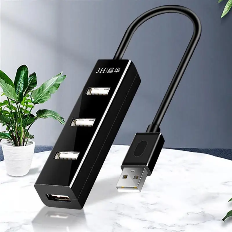 

1pc 4 Port USB HUB High Speeds USB 2.0 Hub Multi USB Port Splitter Hub