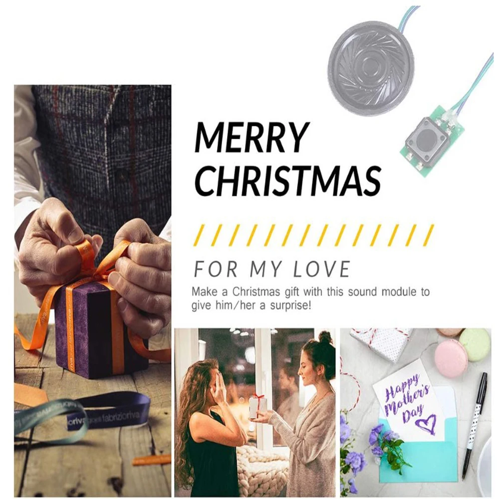 Sound Voice Recordable Module DIY Music Box Changeable Volume 8M With Adjustment Lithium Battery Charger Circuit Replaceable