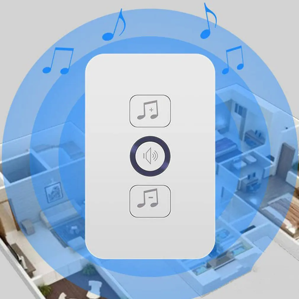 

Doorbell Wireless Home Doorbell Electronic Remote Control Ultra Long Distance Emergency Pager Wireless Door Bell