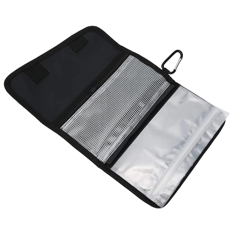 Fishing Bait Bag Waterproof Portable Fishing Bait Finishing Storage Bag Box Soft Bait Storage Bag Fishing Tackle Bag