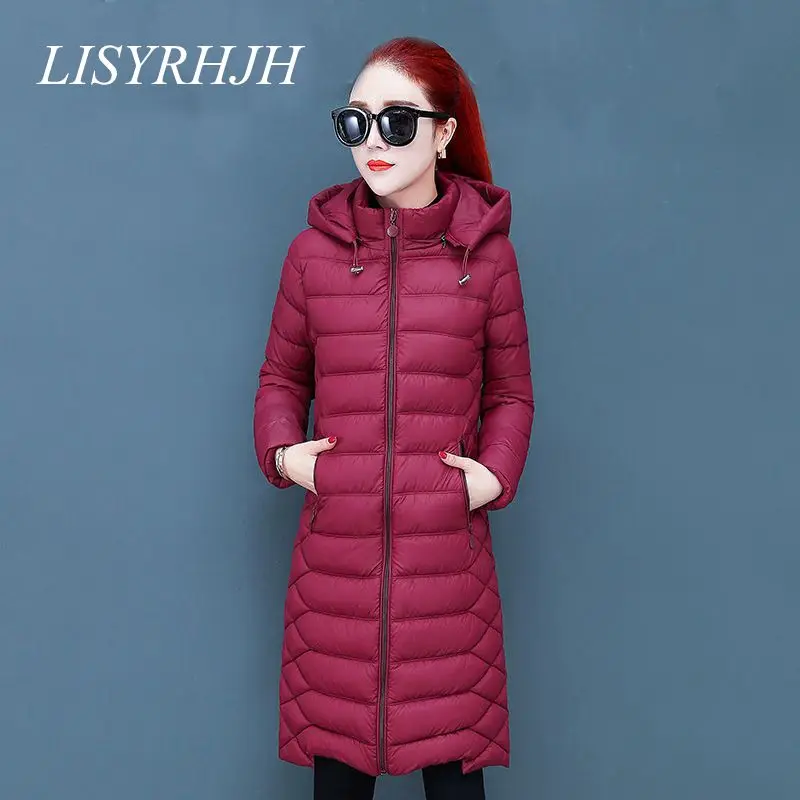 

Women Duck Warm Jackets New Arrival Spring Autumn Winter Coat Women's Long Ultra Light Parka Coats Ladies Hooded Parkas