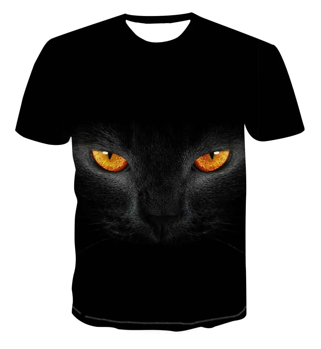 

2021 new summer new fashion animal 3d printed animal pattern T-shirt men's 3DT top short sleeve