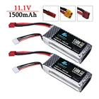 Аккумулятор Lipo высокой мощности 11,1 В, 1500 мАч, для радиоуправляемых вертолетов, игрушек, автомобилей, лодок, дронов, Запчасти 3s, аккумулятор 11,1 В, перезаряжаемая батарея 12 шт.