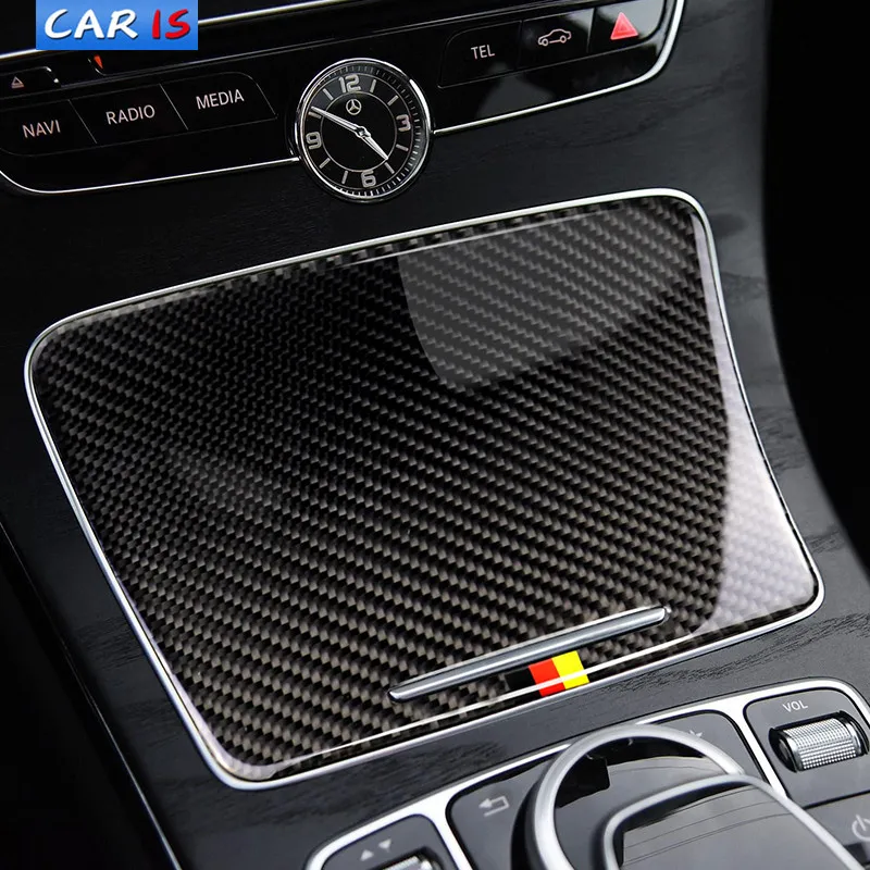 Наклейка на панель из углеродного волокна для Mercedes C Class W205 C180 C200 GLC | Автомобили и