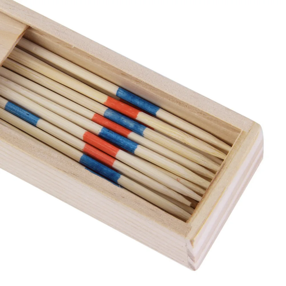 

Wooden Pick Up Stick Game Baby Educational Wooden Traditional Mikado Spiel Pick Up Sticks With Box Game Early Education Toys