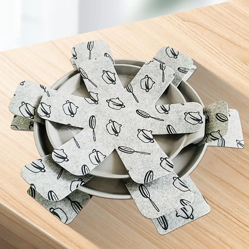 

1 упаковка разделительных подушечек, изоляционная прокладка, печать кухонных принадлежностей, чаша, салфетки, защищающие поверхности для п...