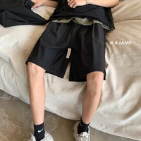home homemade shorts male south korea was thin black suit pants summer trend five point pants all match casual pants