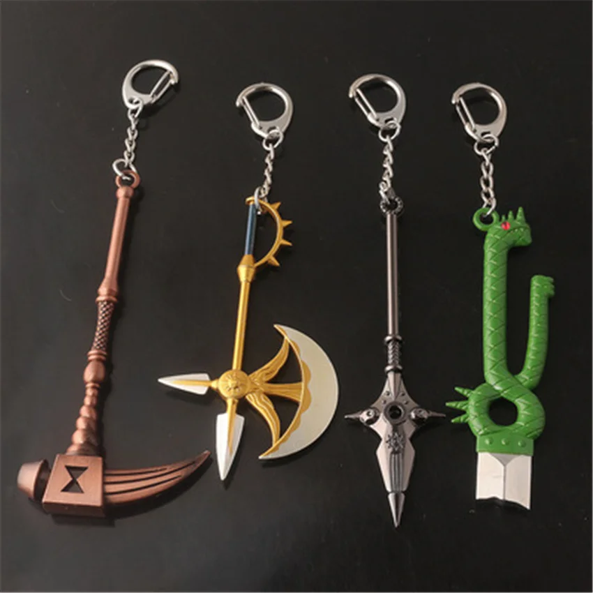 Takerlama семь смертных грехов фелек Дракон ручки сломанной брелок в виде меча