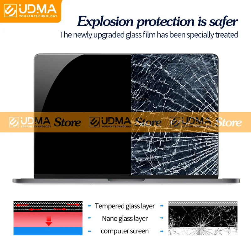 UDMA HD Гибкая стеклянная пленка новая macbook Air Pro 13 защита для экрана M1 Chip A2337 2338 2289 2251