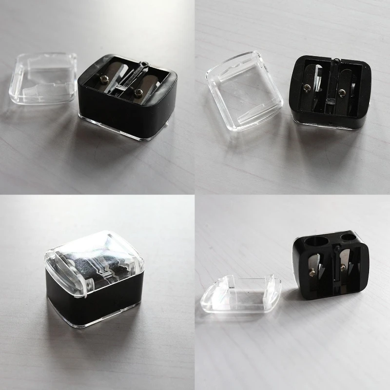 Двойные отверстия Косметическая точилка полезный для карандашей бровей