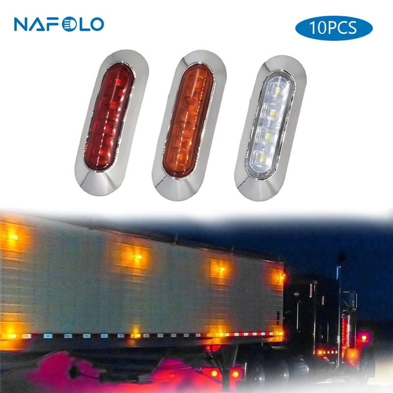 10 шт. автомобильный Светодиодный Боковой габаритный фонарь задние лампы сигнала