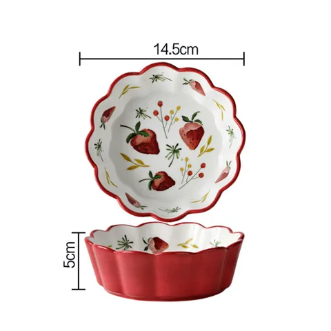 Керамическая миска с простой ручной росписью в скандинавском стиле, разноцветная фарфоровая миска для супа, фруктов, кружевная миска для риса, десерта, закусок, посуда