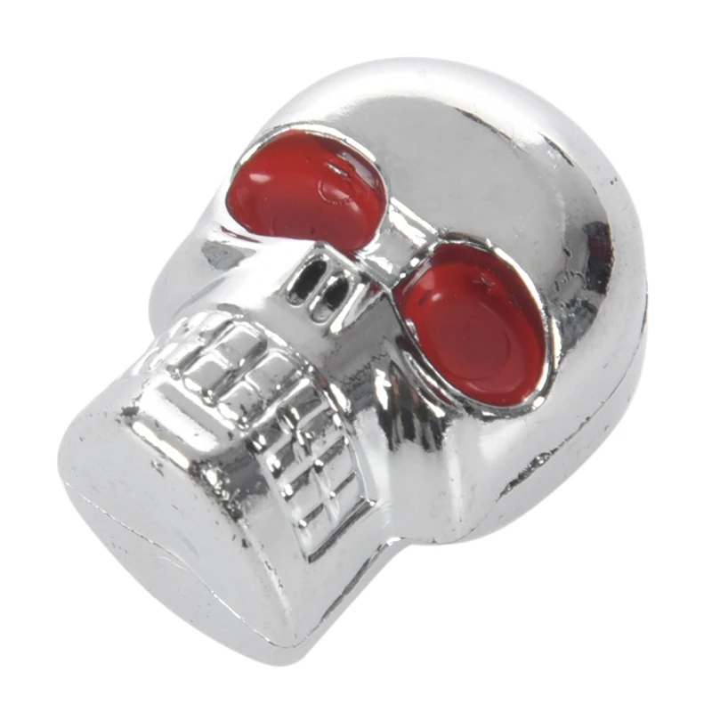 4pcs 5mm Chrome Skull Red Eye License Plate Lic Tag Frame Windshield Trim Bolts Screws Fantastic Replacement Universal Fit Hotro |