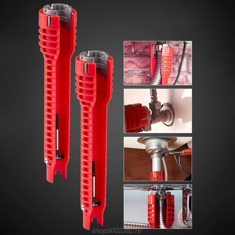 

Multifunction Faucet Wrench Sink Installer Tools Water Pipe Spanner Tackle Tool for Toilet Bathroom A20 21 Dropshipping