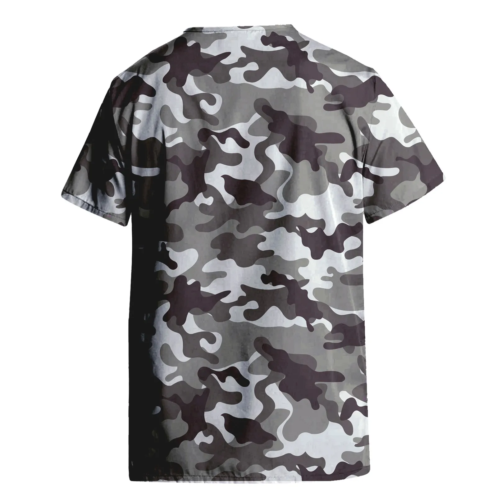 Для мужчин v образным вырезом скрабы Топы опыт тер мягкая оболочка набор камуфляж