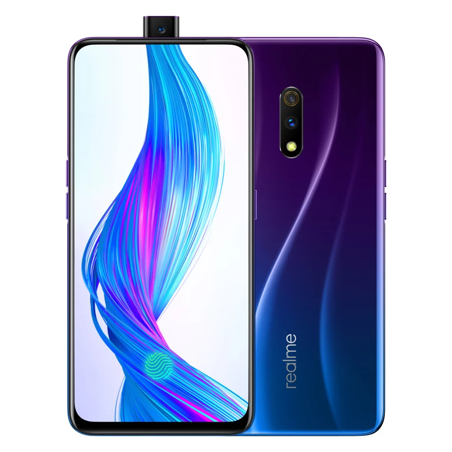 Realme X 4 Гб 64 Snapdragon 710 AIE Octa Core 6 53 ''экран мобильный телефон 48MP двойная задняя
